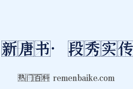 新唐书·段秀实传是什么意思的图片